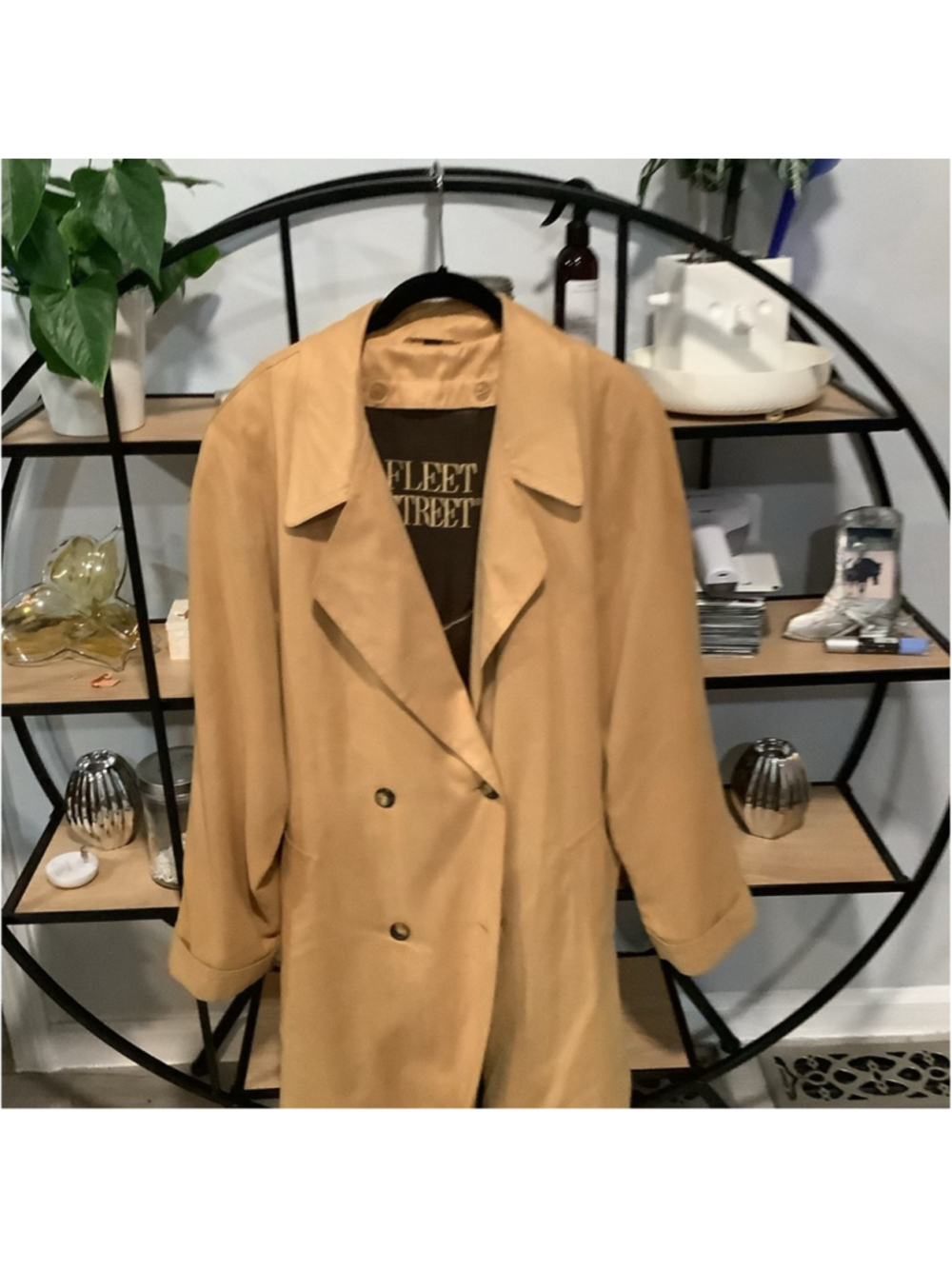 Fleet Street Women's Camel Trench Coat